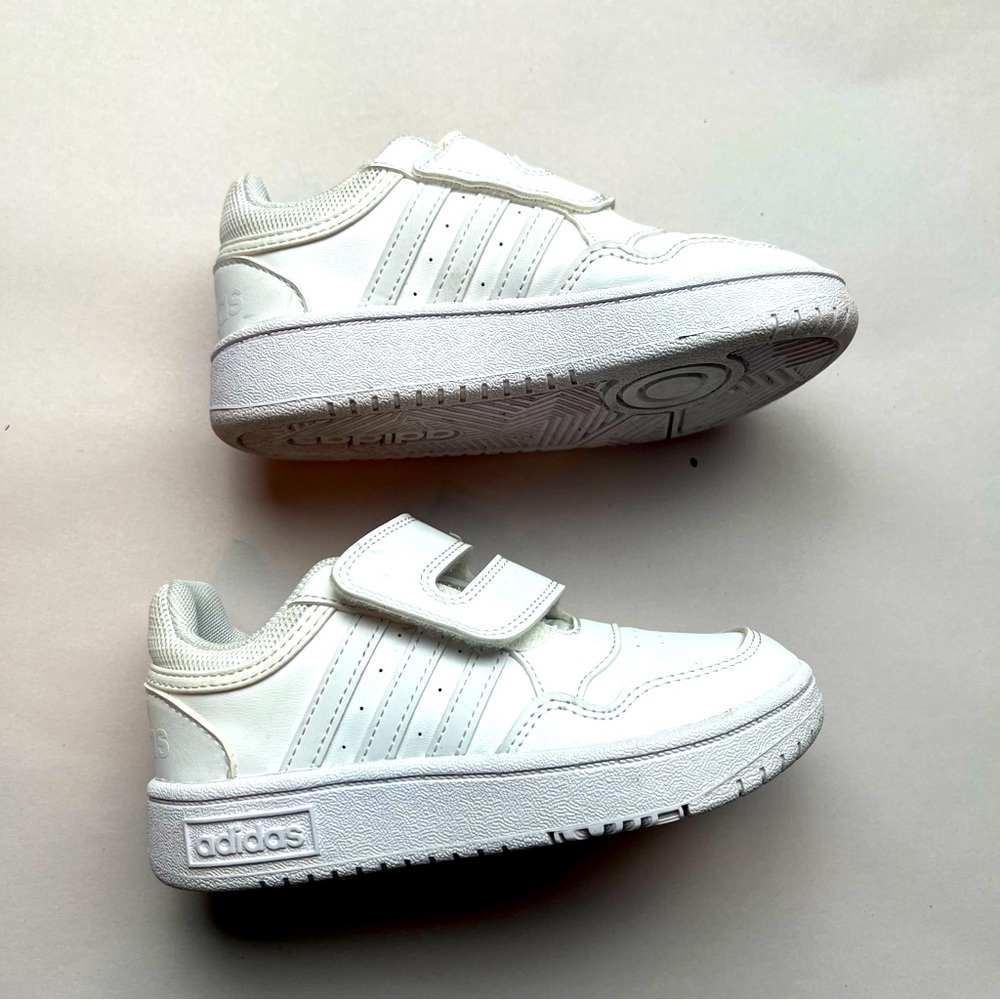 adidas Hoops 3.0 Baby/Toddler Shoes in White Size 10K - Picture 6 of 12